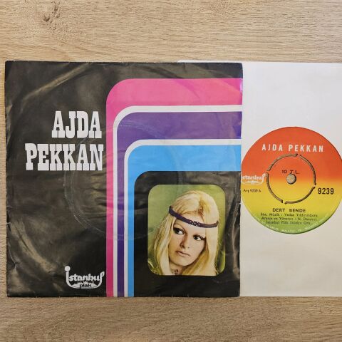 Ajda Pekkan – Dert Bende / Varsın Yansın Dünya 45LİK PLAK