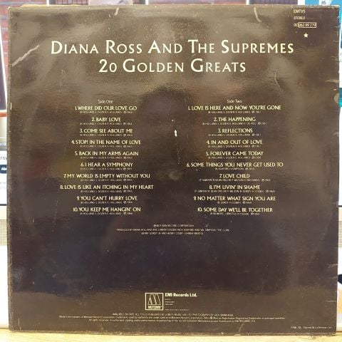 Diana Ross & The Supremes – 20 Golden Greats LP PLAK