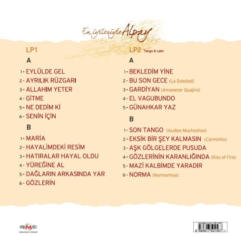 ALPAY - EN İYİLERLE LP PLAK