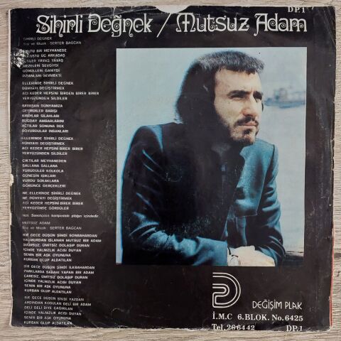 Serter Bağcan – Sihirli Değnek / Mutsuz Adam 45LİK PLAK
