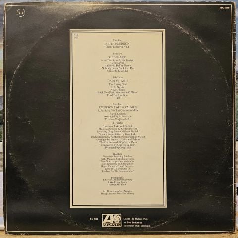 Emerson Lake & Palmer – Works (Volume 1) LP PLAK