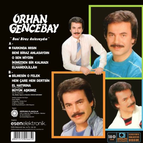 Orhan Gencebay - Beni Biraz Anlasaydın LP PLAK