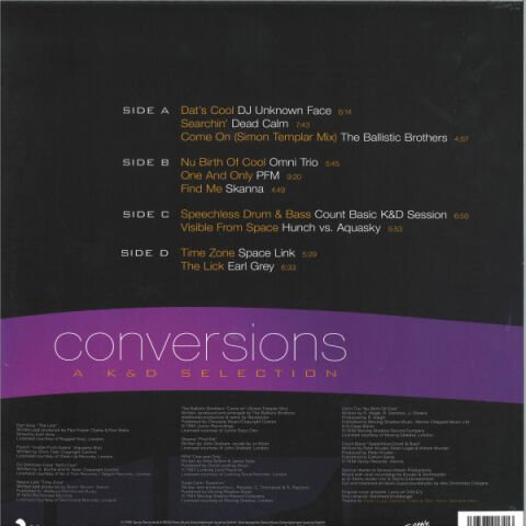 Kruder & Dorfmeister – Conversions - A K&D Selection LP PLAK