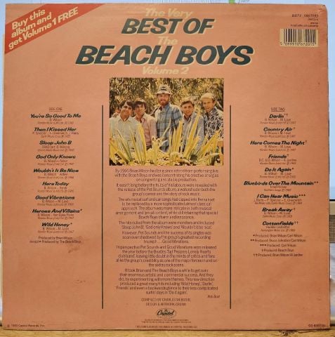 The Beach Boys – The Very Best Of The Beach Boys (Volume 2) LP PLAK