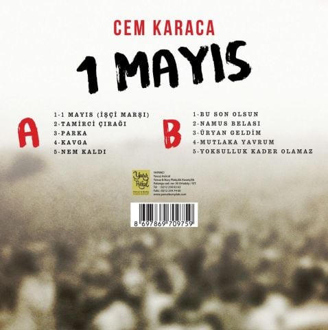 CEM KARACA - 1 MAYIS LP PLAK