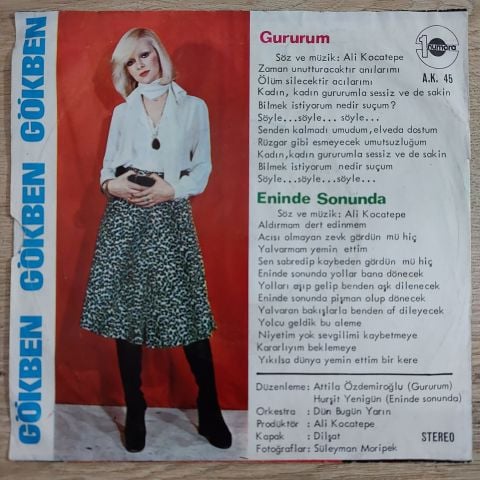 GÖKBEN - GURURUM 45LİK PLAK