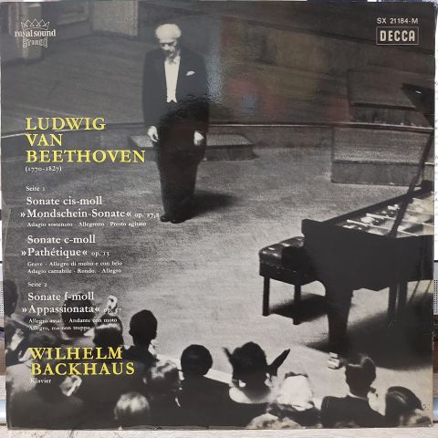 Wilhelm Backhaus, Beethoven LP PLAK