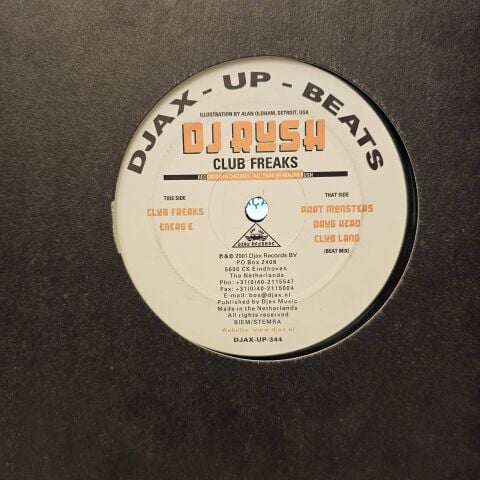 DJ Rush – Club Freaks LP PLAK