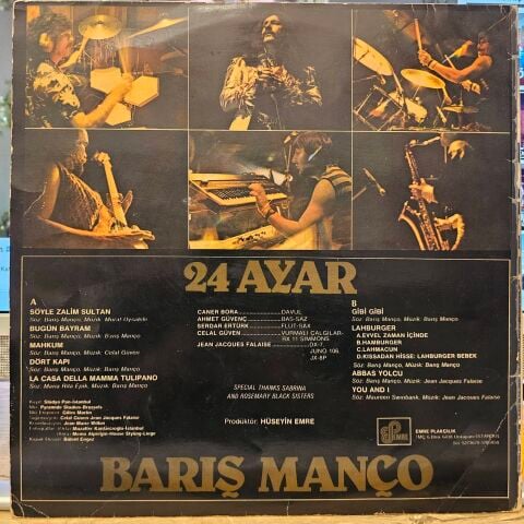 Barış Manço – 24 Ayar LP PLAK
