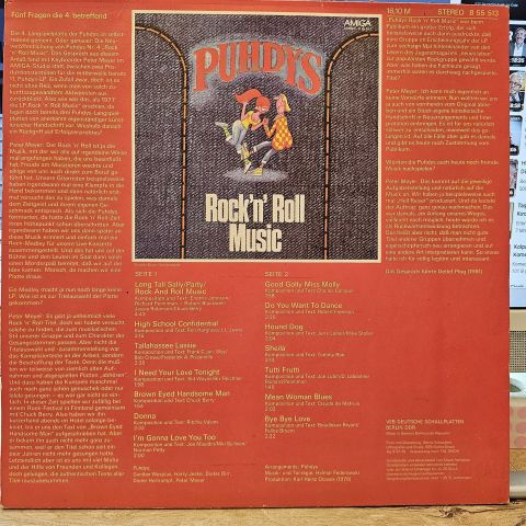 Puhdys – Rock'N'Roll Music LP PLAK