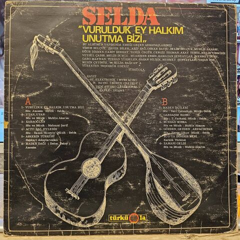 Selda – Vurulduk Ey Halkım Unutma Bizi LP PLAK