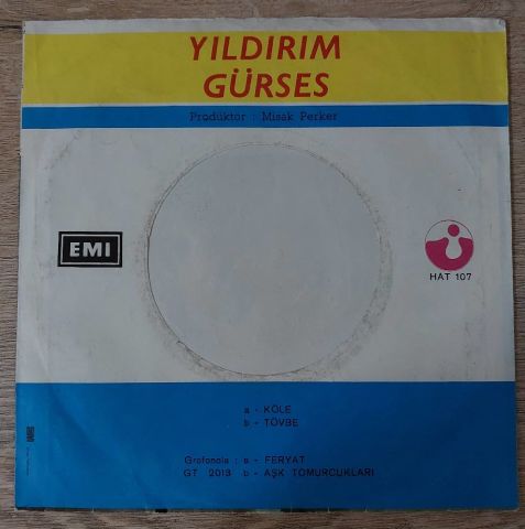 Yıldırım Gürses – Köle / Tövbe 45LİK PLAK