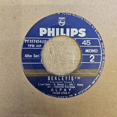 ALPAY - ŞEHRAZAT 45LİK PLAK