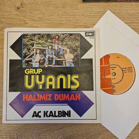 Grup Uyanış – Halimiz Duman / Aç Kalbini 45LİK PLAK