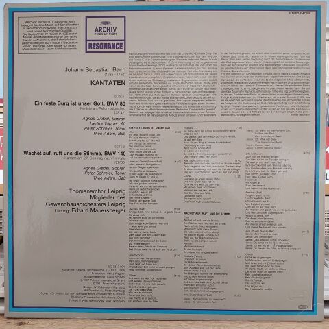 Bach - Agnes Giebel, Hertha Töpper LP PLAK