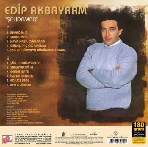 EDİP AKBAYRAM - ŞAHDAMAR LP PLAK