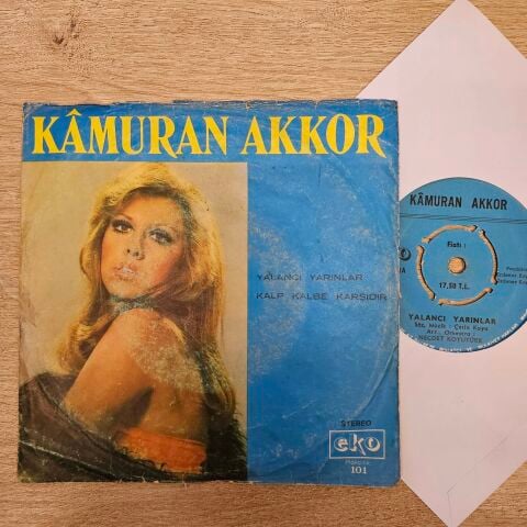Kamuran Akkor – Yalancı Yarınlar / Kalp Kalbe Karşıdır 45LİK PLAK