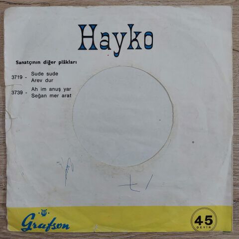 HAYKO - BÖYLE BU DÜNYA 45LİK PLAK