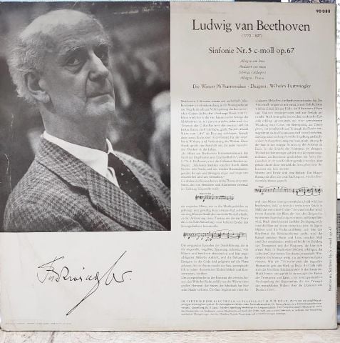 Beethoven - Wilhelm Furtwängler LP PLAK