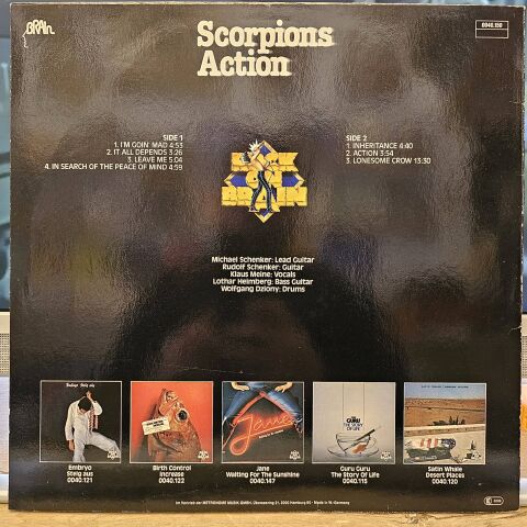 Scorpions – Action LP PLAK