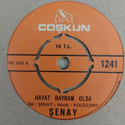 Şenay – Hayat Bayram Olsa 45LİK PLAK