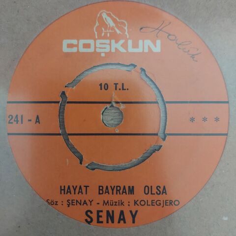 Şenay – Hayat Bayram Olsa 45LİK PLAK