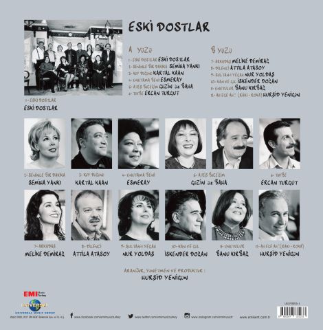 ÇEŞİTLİ SANATÇILAR - ESKİ DOSTLAR LP PLAK