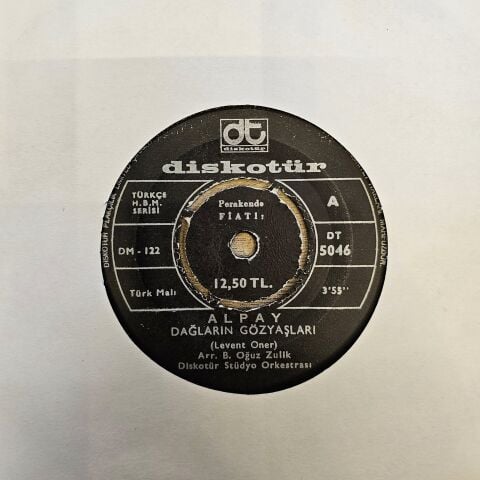 Alpay – Dağların Gözyaşları / Ağa Düşen Kadın 45LİK PLAK