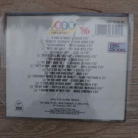 NOW THATS WHAT I CALL MUSIC 86 CD
