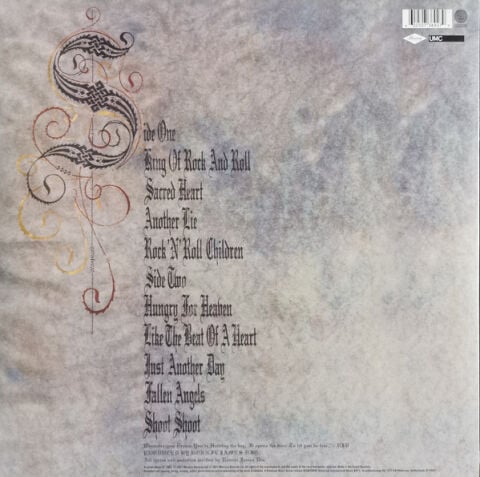 Dio – Sacred Heart LP PLAK