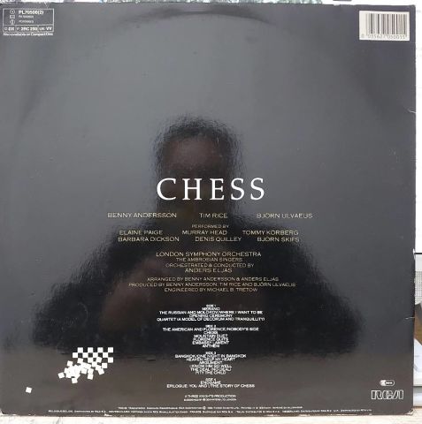 Benny Andersson, Tim Rice, Björn Ulvaeus – Chess LP PLAK