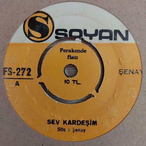 Şenay – Benim Olursan / Sev Kardeşim 45LİK PLAK