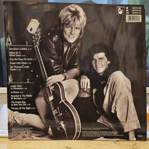 Modern Talking – In The Middle Of Nowhere - The 4th Album LP PLAK