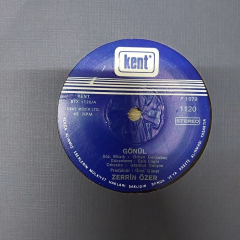 Zerrin Özer – Gönül / Yaman Olurum 45LİK PLAK