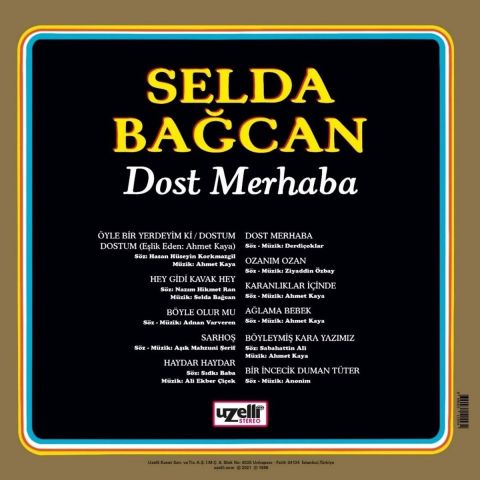 SELDA BAĞCAN - DOST MERHABA LP PLAK