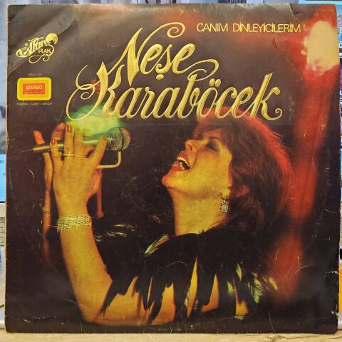 Neşe Karaböcek – Canım Dinleyicilerim LP PLAK NADİR KAPAK