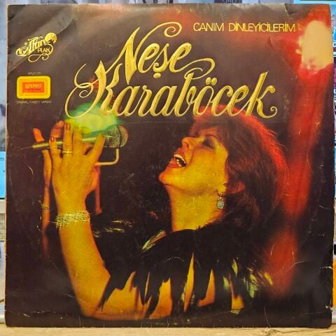 Neşe Karaböcek – Canım Dinleyicilerim LP PLAK NADİR KAPAK
