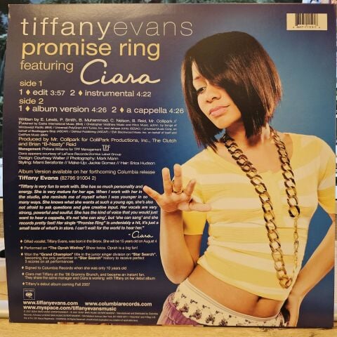 Tiffany Evans Featuring Ciara – Promise Ring LP PLAK