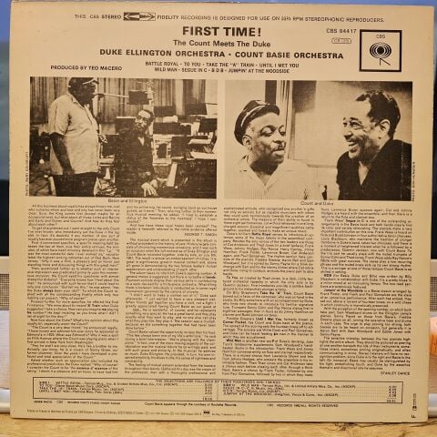 Duke Ellington And Count Basie – First Time! (The Count Meets The Duke) LP PLAK