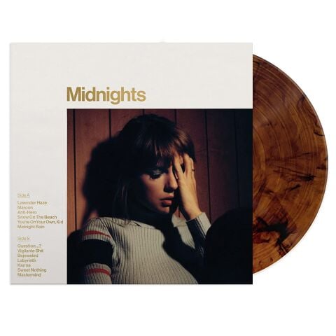 TAYLOR SWİFT - MİDNİGHTS SPECİAL EDİTİONS MAHOGANY MARBLED LP PLAK