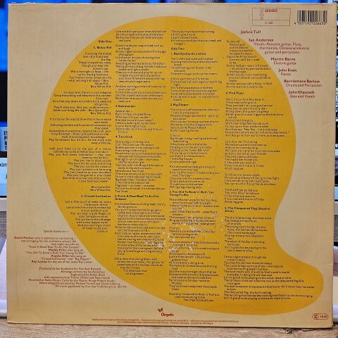 Jethro Tull – Too Old To Rock 'N' Roll: Too Young To Die LP PLAK