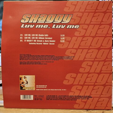Shaggy – Luv Me, Luv Me LP PLAK