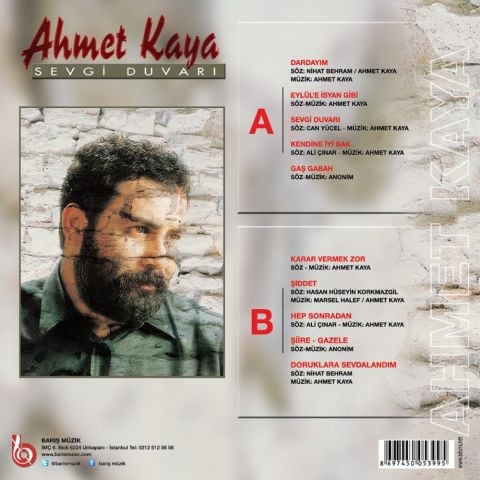 AHMET KAYA - SEVGİ DUVARI LP PLAK