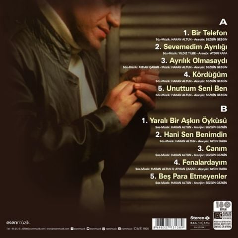 HAKAN ALTUN - YARALI BİR AŞKIN ÖYKÜSÜ LP PLAK