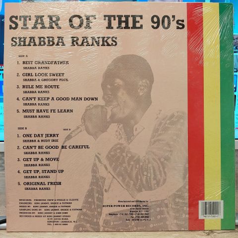 Shabba Ranks – Star Of The 90's LP PLAK