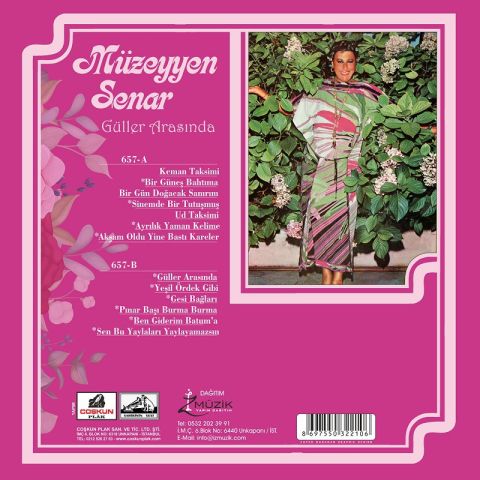 MÜZEYYEN SENAR - GÜLLER ARASINDA LP PLAK