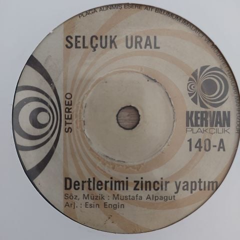 Selçuk Ural – Dertlerimi Zincir Yaptım / Bir Kadeh Senin İçin 45LİK PLAK