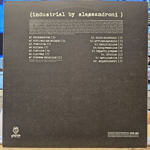 Alessandroni – Industrial LP PLAK