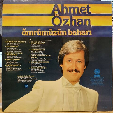 Ahmet Özhan – Ömrümüzün Baharı LP PLAK