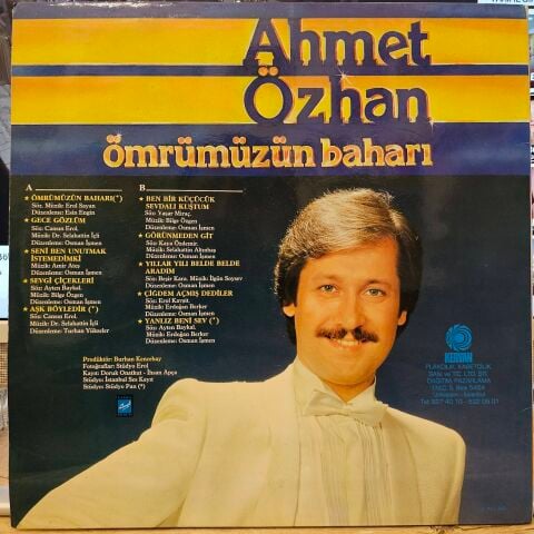Ahmet Özhan – Ömrümüzün Baharı LP PLAK